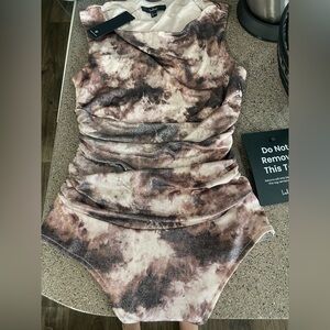 Tie-Dye Sleeveless Bodysuit
